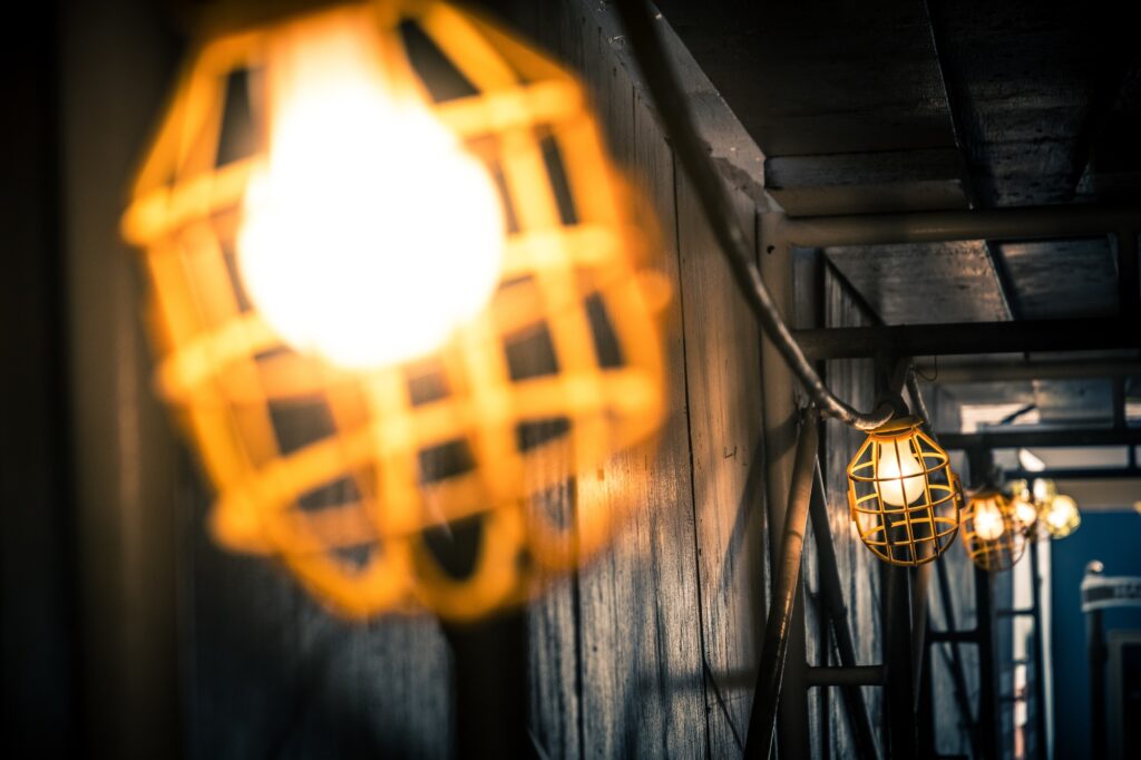 Construction site lighting