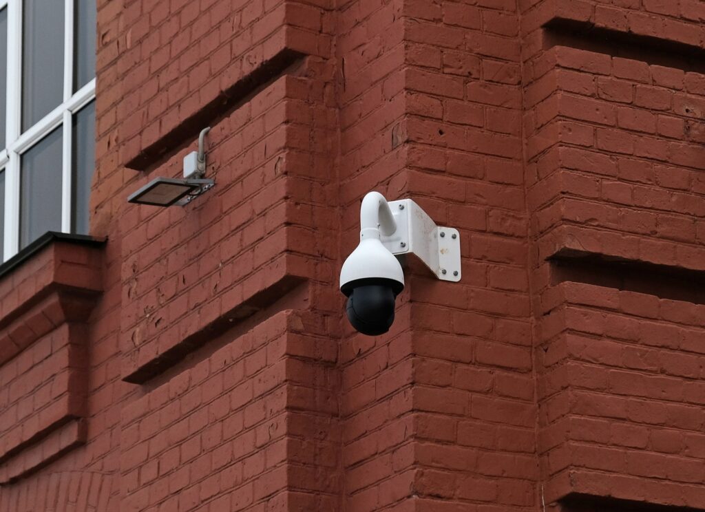 Real time Modern Online Security CCTV camera surveillance system.